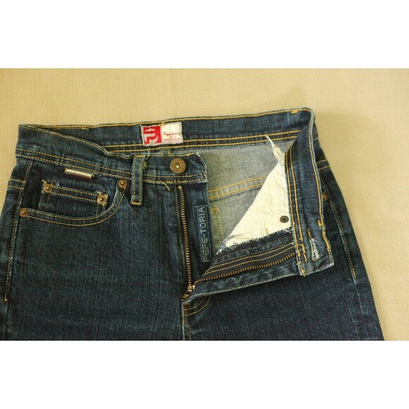 Pepe Jeans London PEPE-TORIA Womens 26 Blue Skinny Slim Fit Jeans EUC - Picture 7 of 11